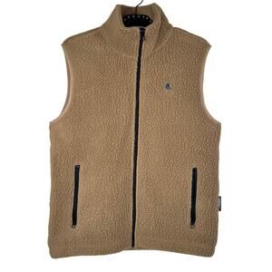 Champion X Todd Snyder Women's Cozy High Pile Sherpa Vest Tan Medium